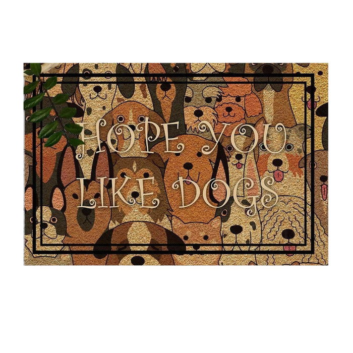 Conceptum Felpudo Like Dogs Multicolor 40 x 60 cm Conceptum Felpudo Like Dogs Multicolor 40 x 60 cm